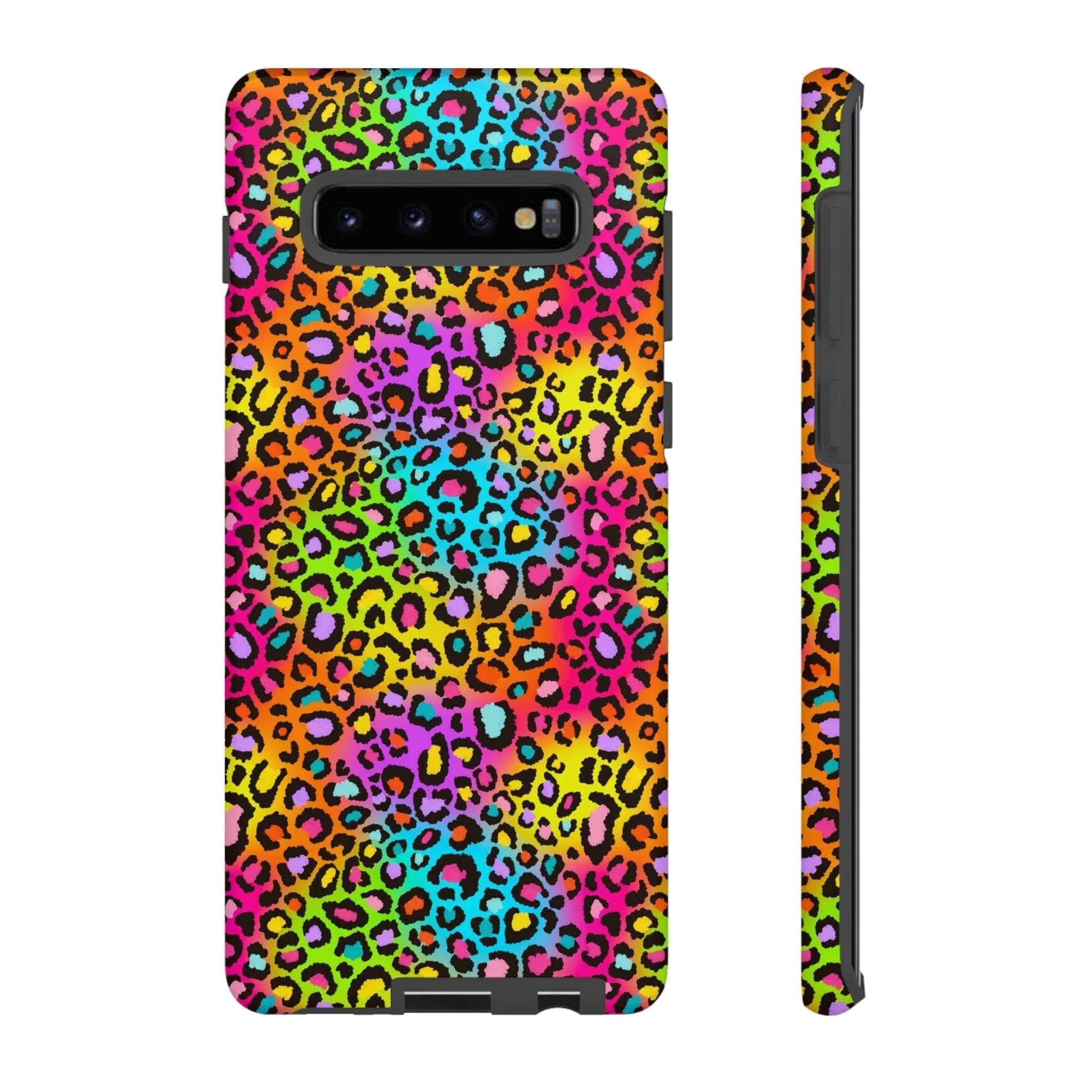 Bespattered Facade Rainbow Leopard Tough Case by Bespattered Facade