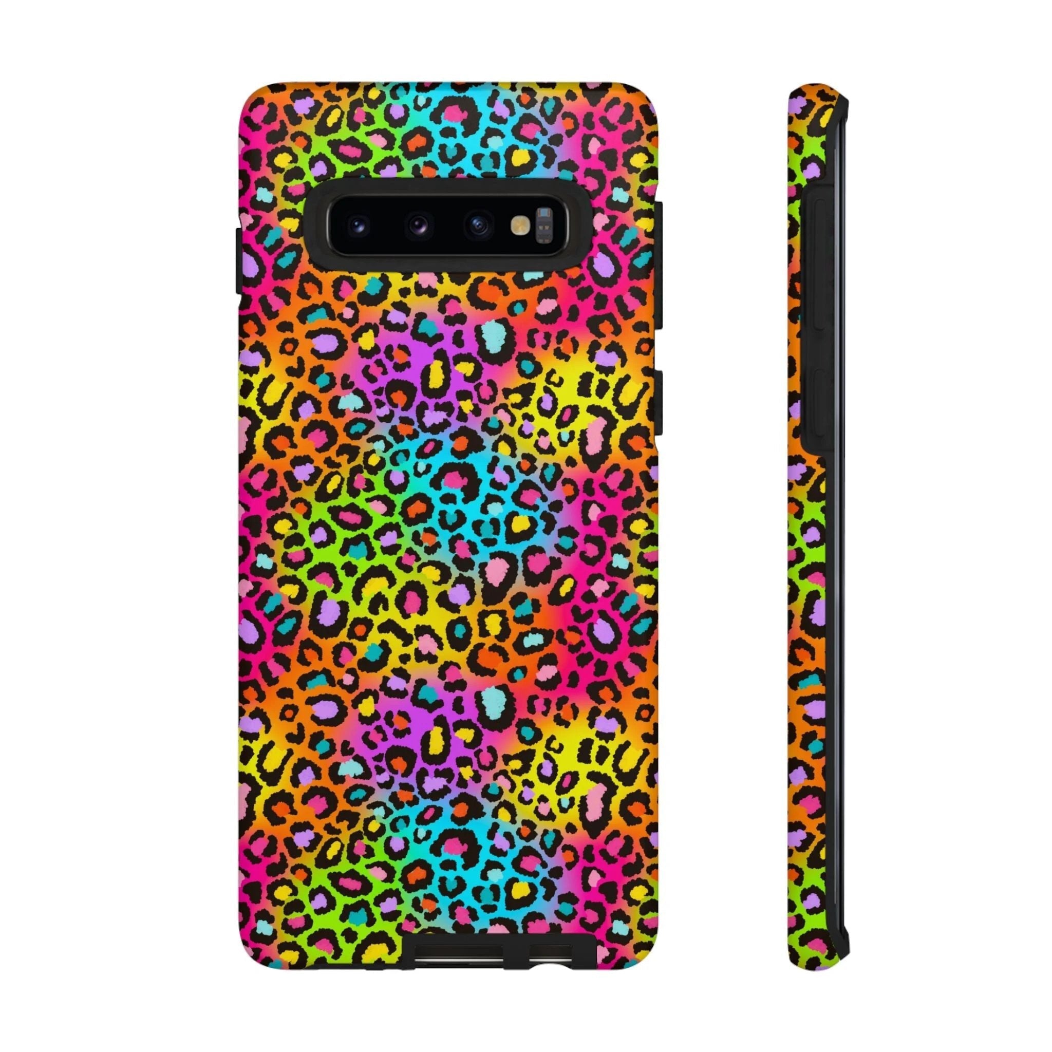Bespattered Facade Rainbow Leopard Tough Case by Bespattered Facade