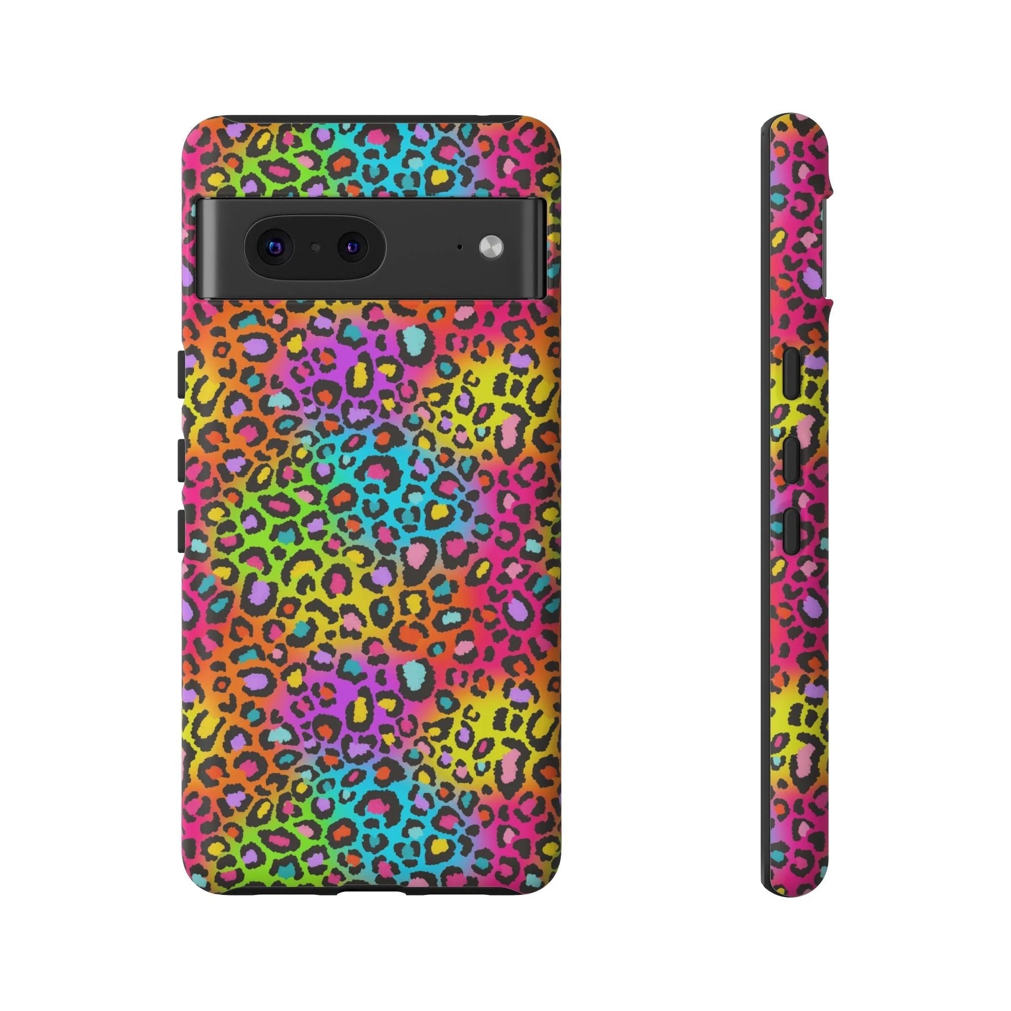 Bespattered Facade Rainbow Leopard Tough Case by Bespattered Facade