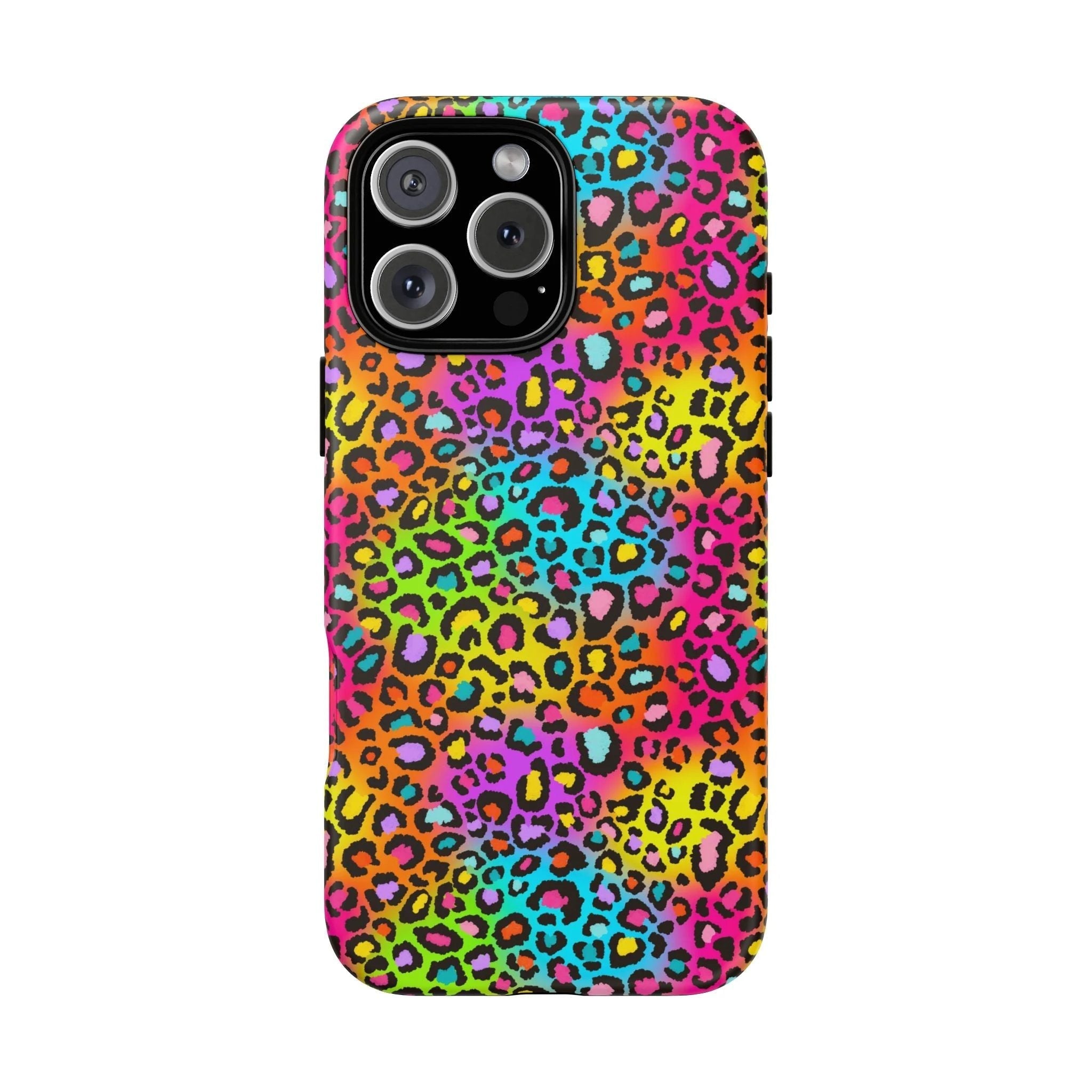 Bespattered Facade Rainbow Leopard Tough Case by Bespattered Facade