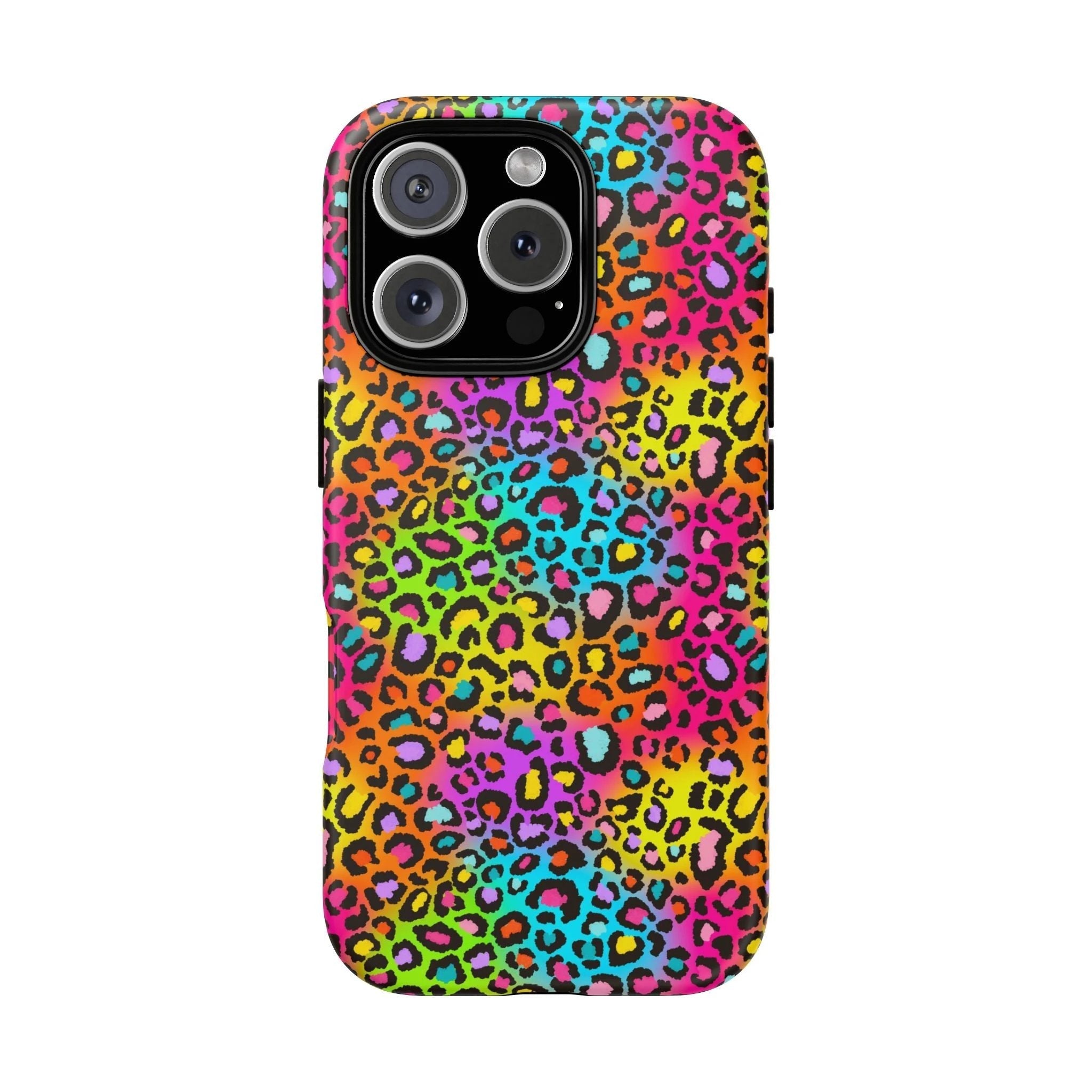 Bespattered Facade Rainbow Leopard Tough Case by Bespattered Facade