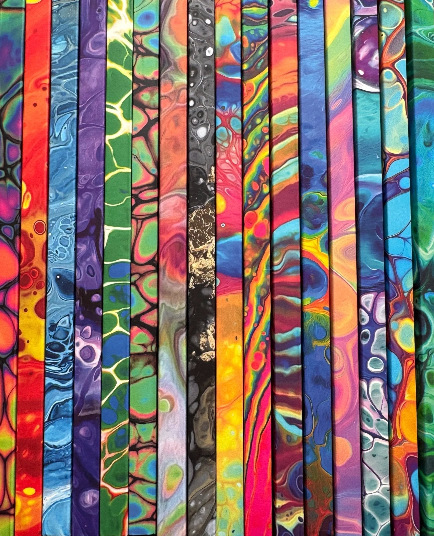 Bespattered Facade "Rainbow" Notebook by Bespattered Facade