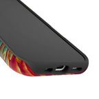 Bespattered Facade Rainbow Rings Abstract Art MagSafe Tough Case by Bespattered Facade