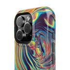Bespattered Facade Rainbow Rings Abstract Art MagSafe Tough Case by Bespattered Facade