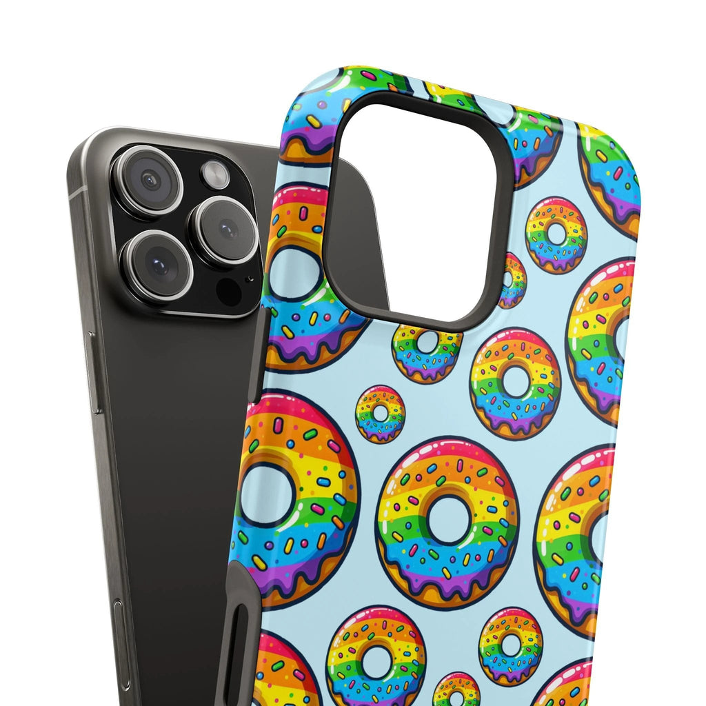 Bespattered Facade Rainbow Sprinkle Donut Impact-Resistant Case by Bespattered Facade