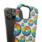 Bespattered Facade Rainbow Sprinkle Donut Impact-Resistant Case by Bespattered Facade