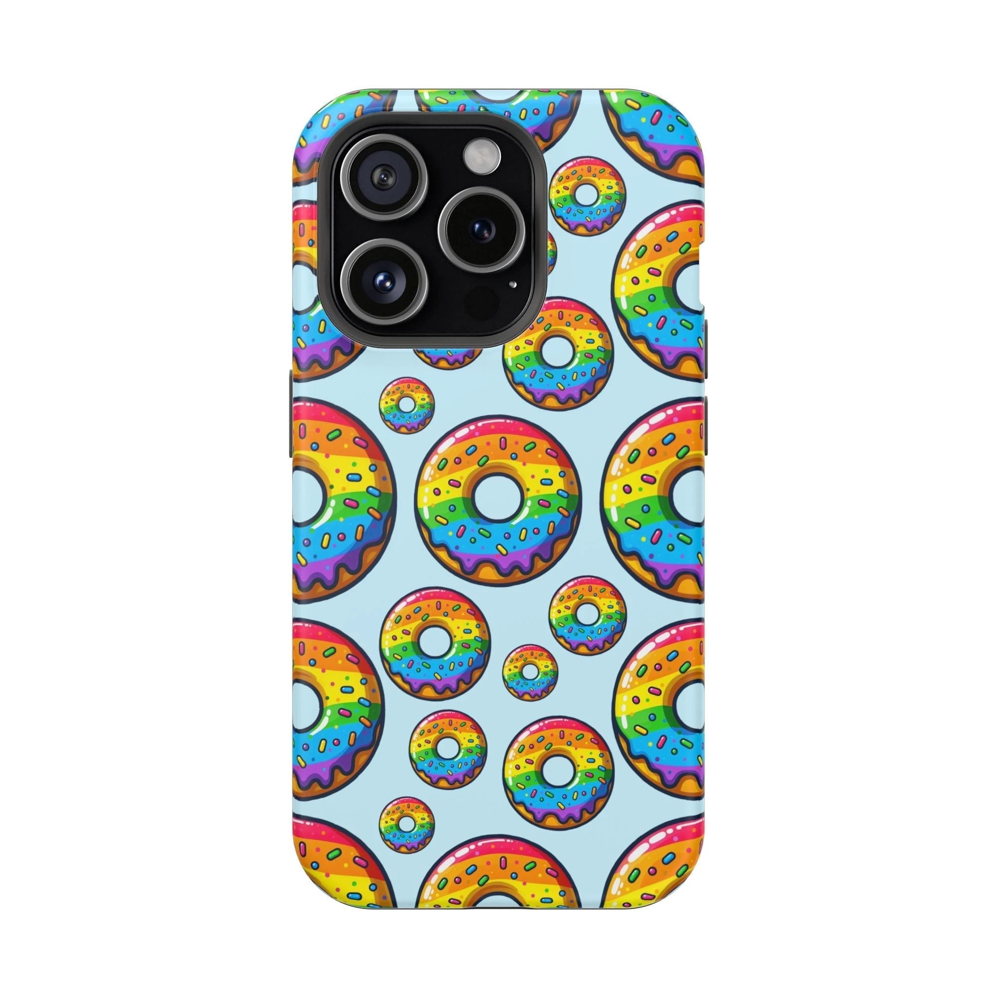 Bespattered Facade Rainbow Sprinkle Donut Impact-Resistant Case by Bespattered Facade