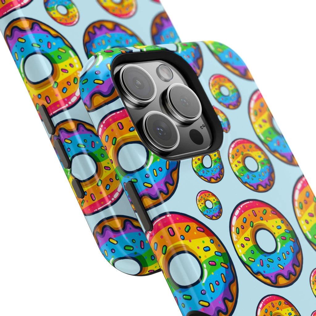 Bespattered Facade Rainbow Sprinkle Donut Impact-Resistant Case by Bespattered Facade
