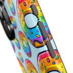 Bespattered Facade Rainbow Sprinkle Donut Impact-Resistant Case by Bespattered Facade