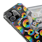 Bespattered Facade Rainbow Sprinkle Donut MagSafe Clear Impact Cases by Bespattered Facade