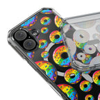 Bespattered Facade Rainbow Sprinkle Donut MagSafe Clear Impact Cases by Bespattered Facade