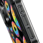 Bespattered Facade Rainbow Sprinkle Donut MagSafe Clear Impact Cases by Bespattered Facade