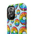 Bespattered Facade Rainbow Sprinkle Donut MagSafe Tough Case by Bespattered Facade
