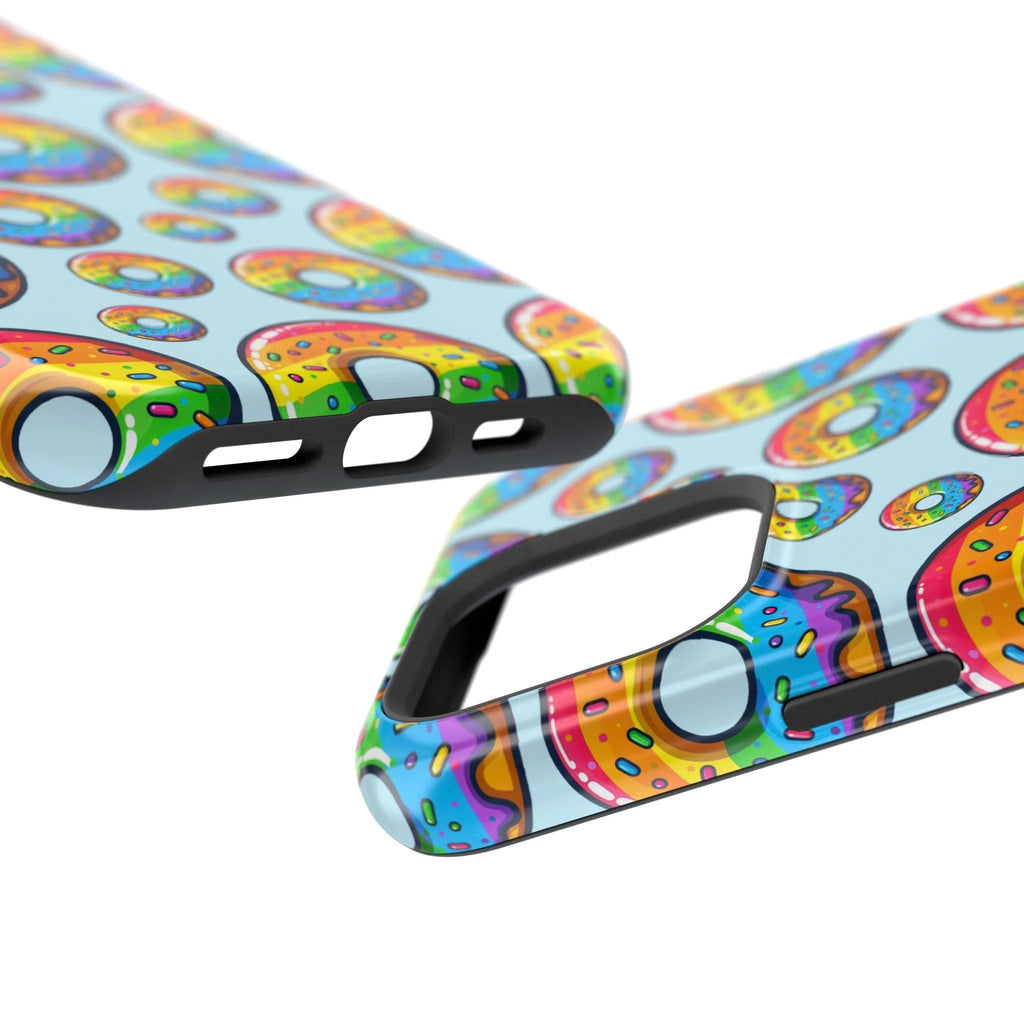 Bespattered Facade Rainbow Sprinkle Donut MagSafe Tough Case by Bespattered Facade