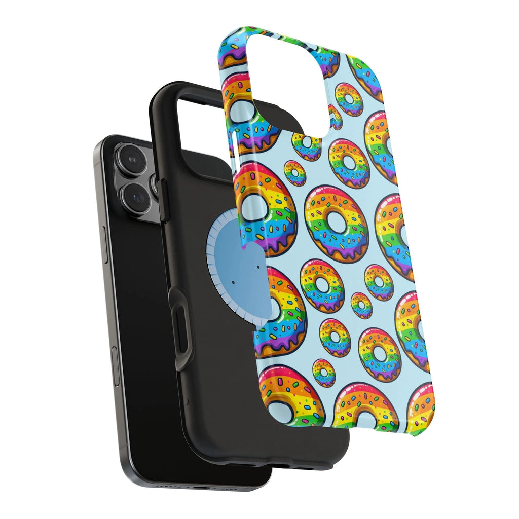 Bespattered Facade Rainbow Sprinkle Donut MagSafe Tough Case by Bespattered Facade