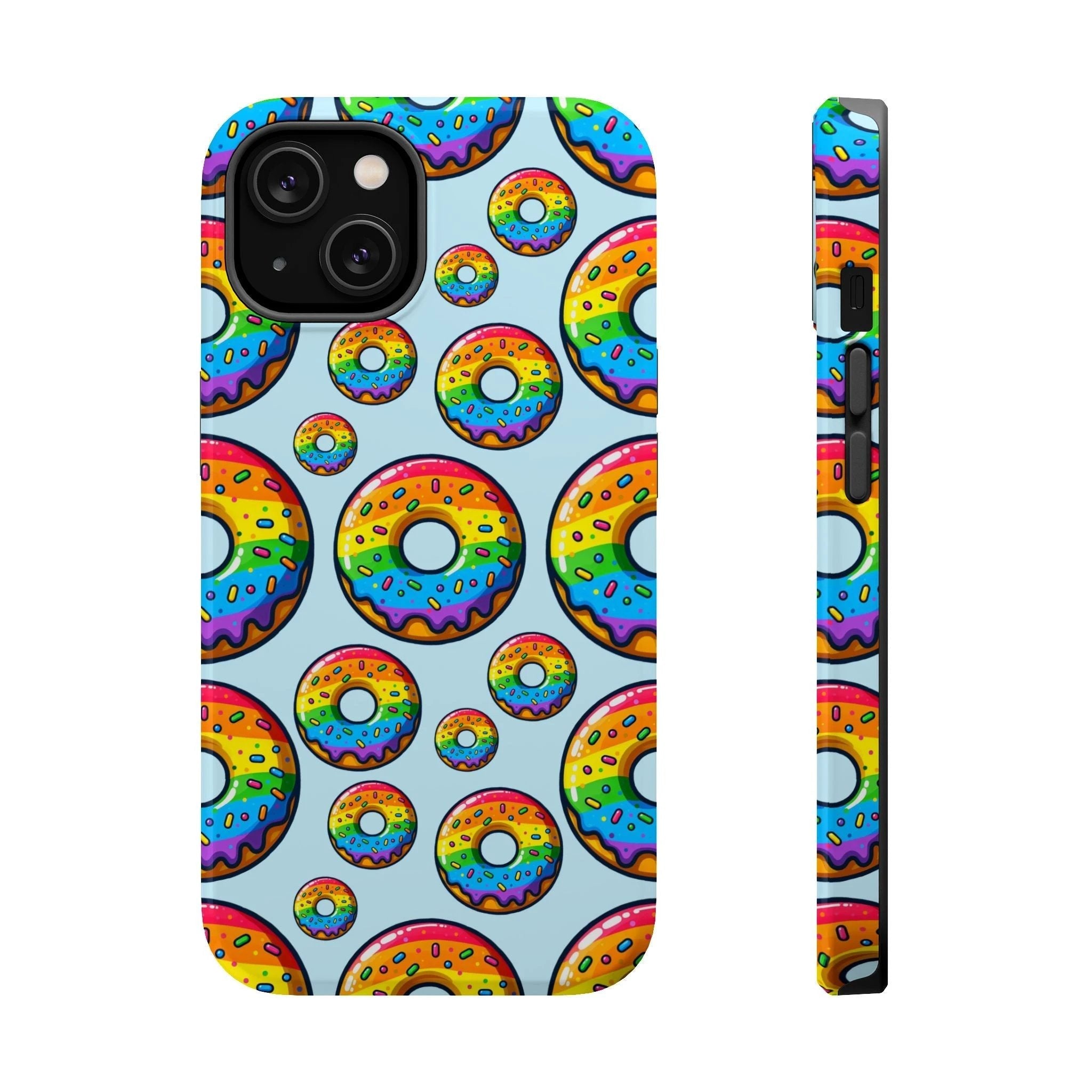 Bespattered Facade Rainbow Sprinkle Donut MagSafe Tough Case by Bespattered Facade