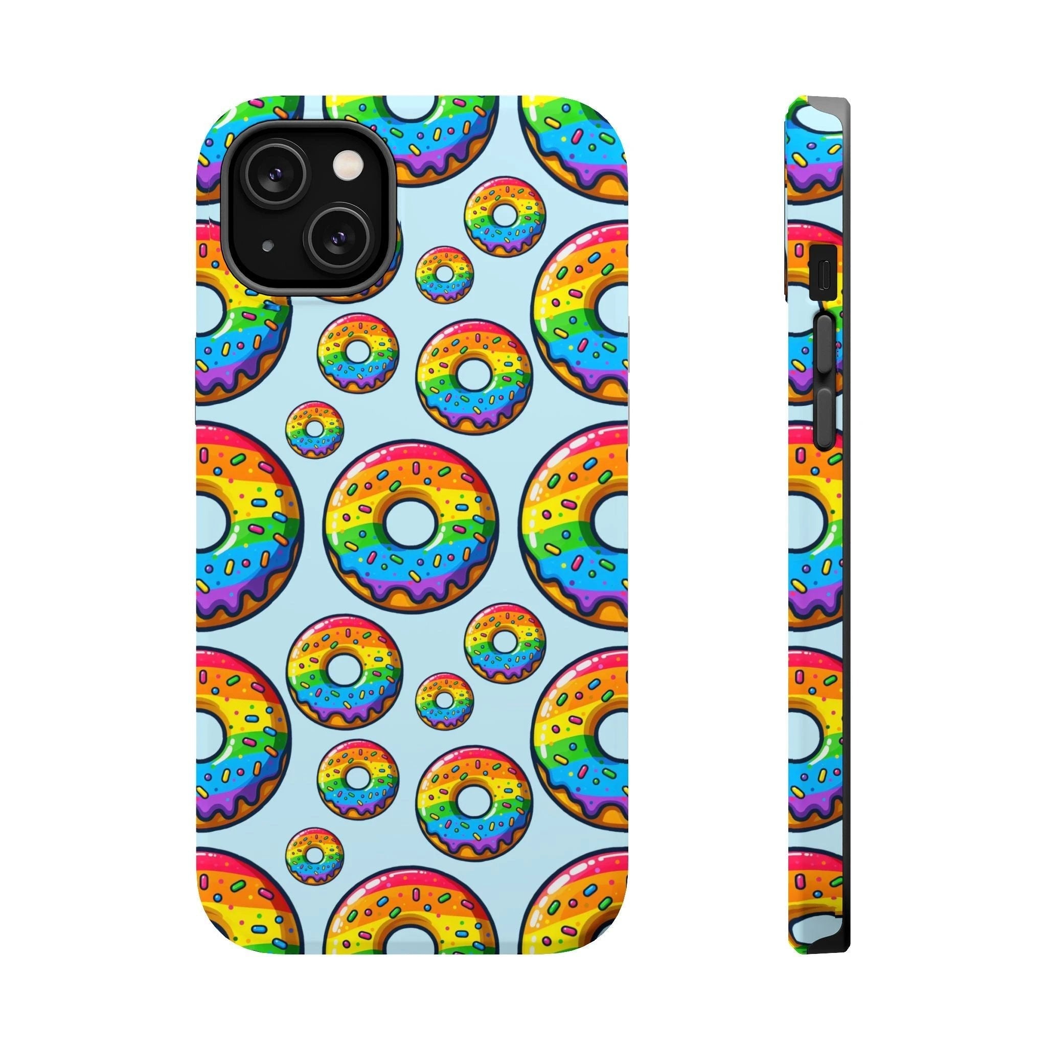Bespattered Facade Rainbow Sprinkle Donut MagSafe Tough Case by Bespattered Facade