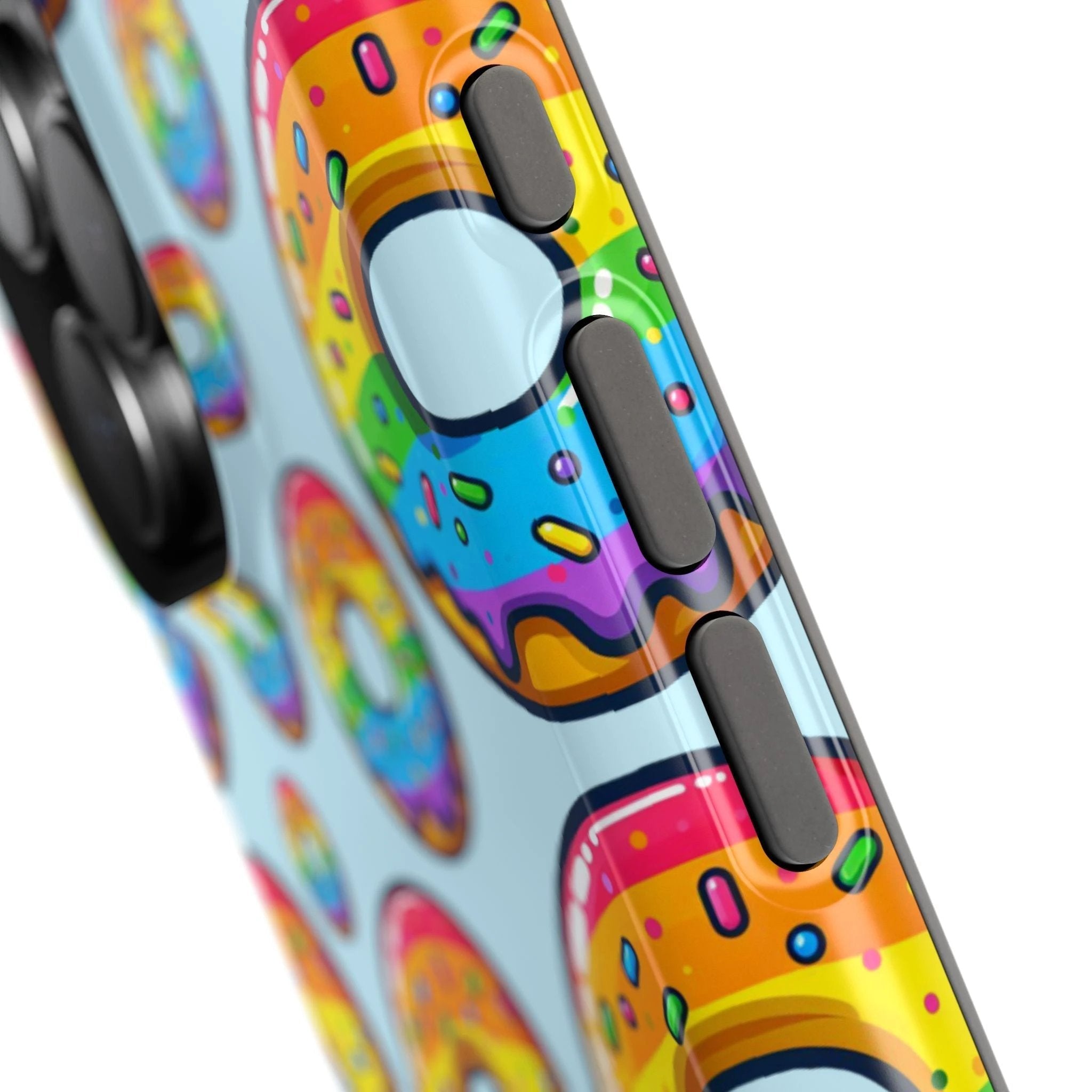 Bespattered Facade Rainbow Sprinkle Donut MagSafe Tough Case by Bespattered Facade