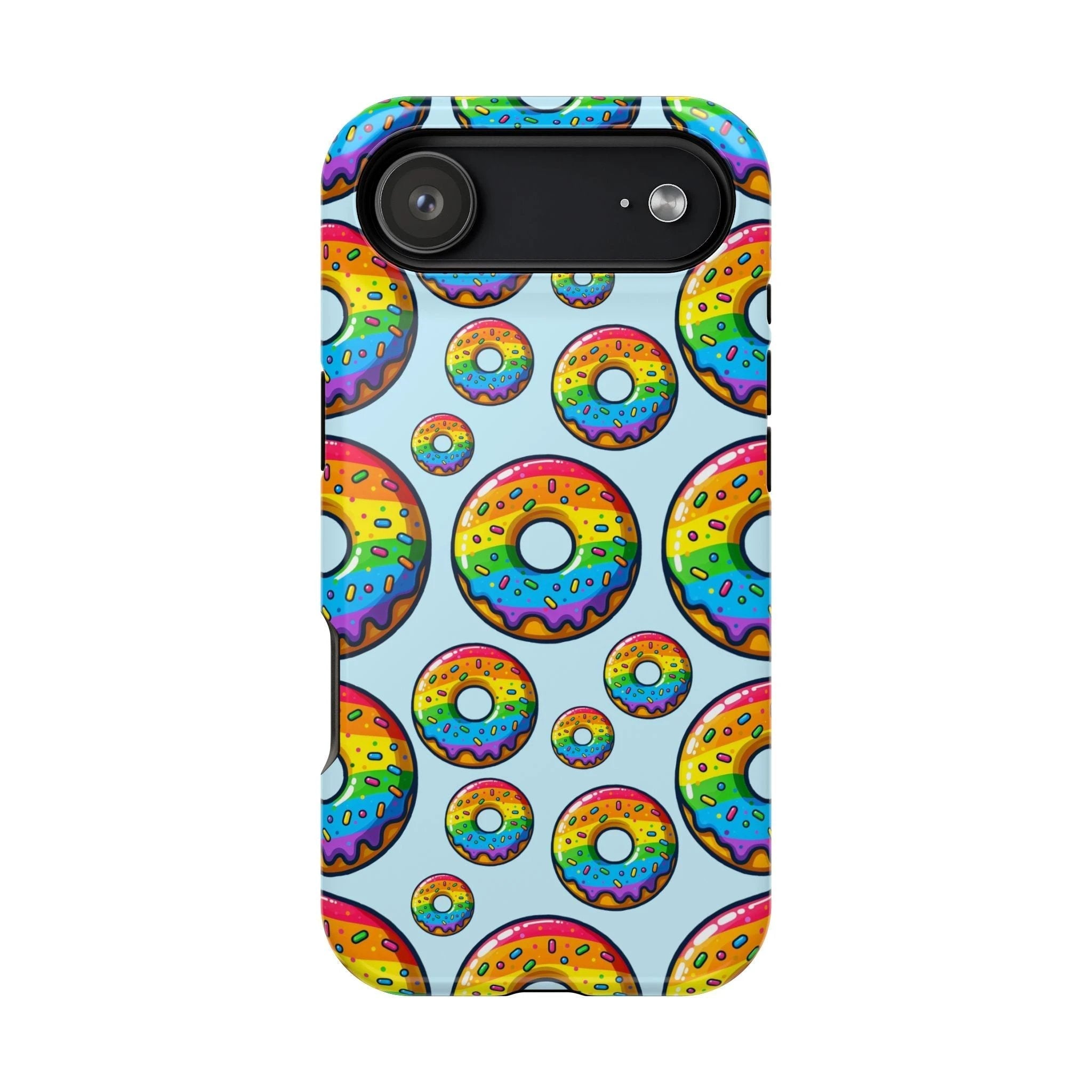Bespattered Facade Rainbow Sprinkle Donut MagSafe Tough Case by Bespattered Facade