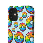 Bespattered Facade Rainbow Sprinkle Donut Snap Case by Bespattered Facade