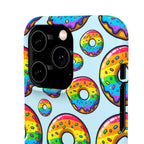 Bespattered Facade Rainbow Sprinkle Donut Snap Case by Bespattered Facade
