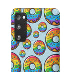 Bespattered Facade Rainbow Sprinkle Donut Snap Case by Bespattered Facade