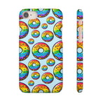 Bespattered Facade Rainbow Sprinkle Donut Snap Case by Bespattered Facade