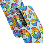 Bespattered Facade Rainbow Sprinkle Donut Snap Case by Bespattered Facade