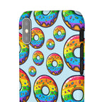 Bespattered Facade Rainbow Sprinkle Donut Snap Case by Bespattered Facade