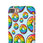 Bespattered Facade Rainbow Sprinkle Donut Snap Case by Bespattered Facade