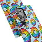 Bespattered Facade Rainbow Sprinkle Donut Snap Case by Bespattered Facade