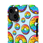 Bespattered Facade Rainbow Sprinkle Donut Snap Case by Bespattered Facade