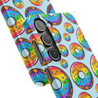 Bespattered Facade Rainbow Sprinkle Donut Snap Case by Bespattered Facade