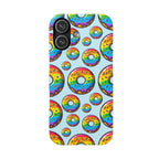 Bespattered Facade Rainbow Sprinkle Donut Snap Case by Bespattered Facade