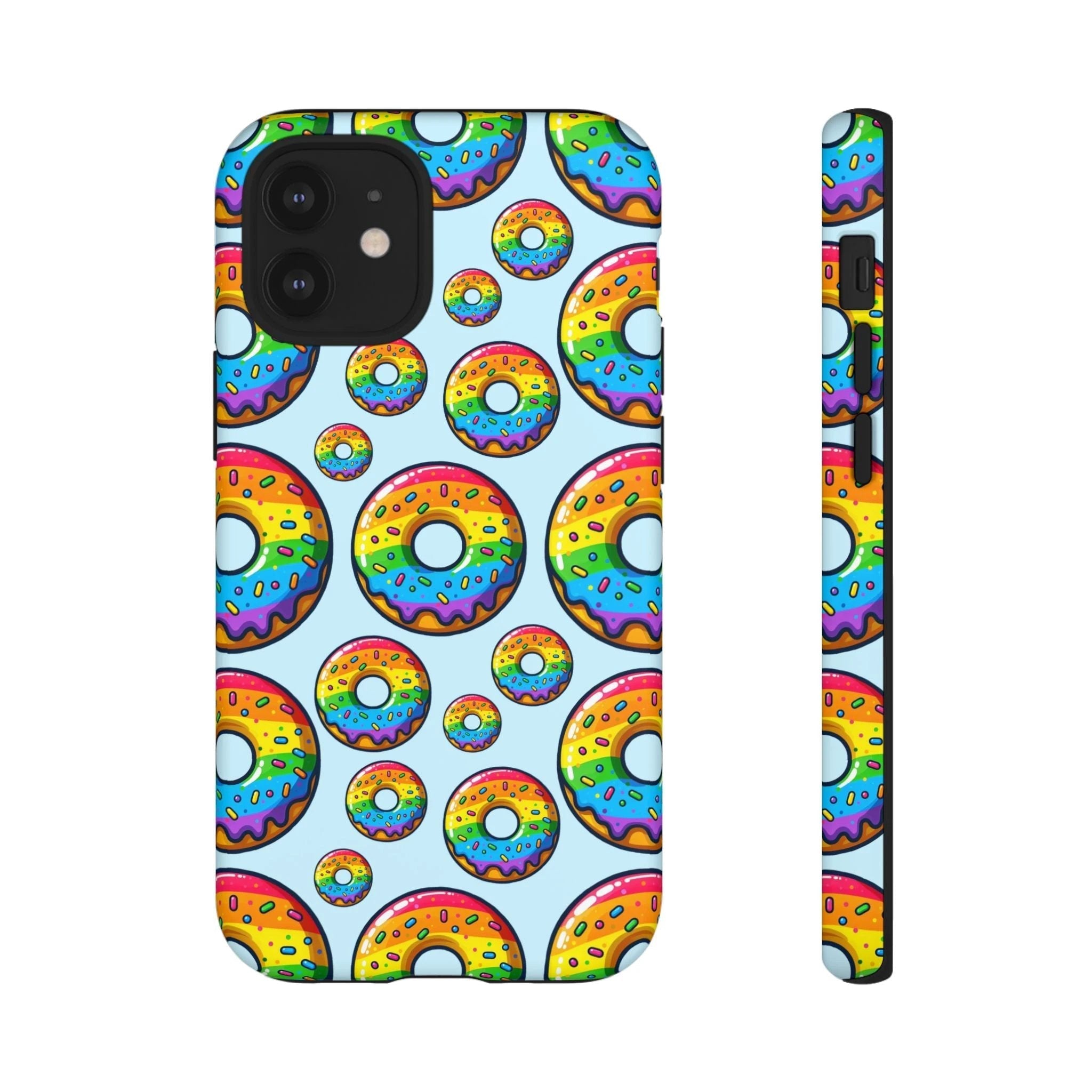 Bespattered Facade Rainbow Sprinkle Donut Tough Case by Bespattered Facade