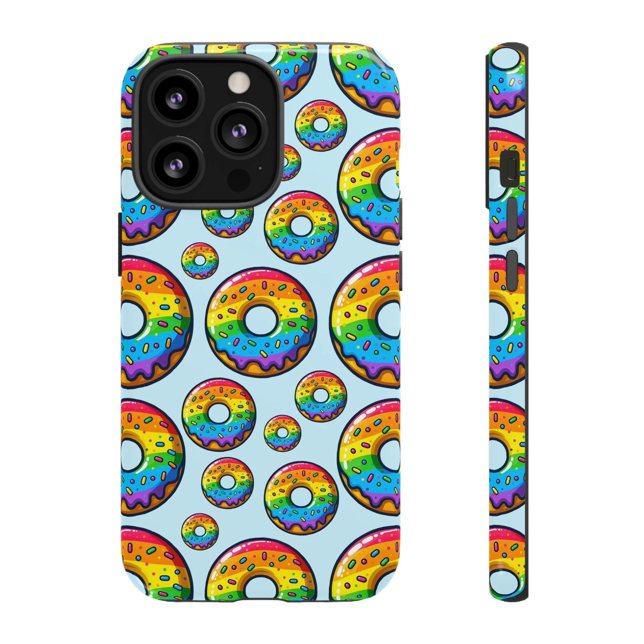Bespattered Facade Rainbow Sprinkle Donut Tough Case by Bespattered Facade