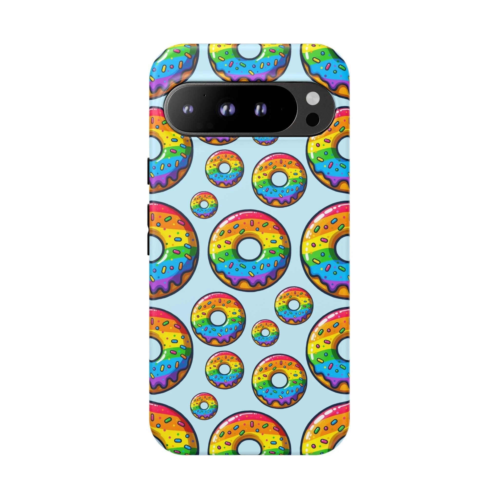 Bespattered Facade Rainbow Sprinkle Donut Tough Case by Bespattered Facade