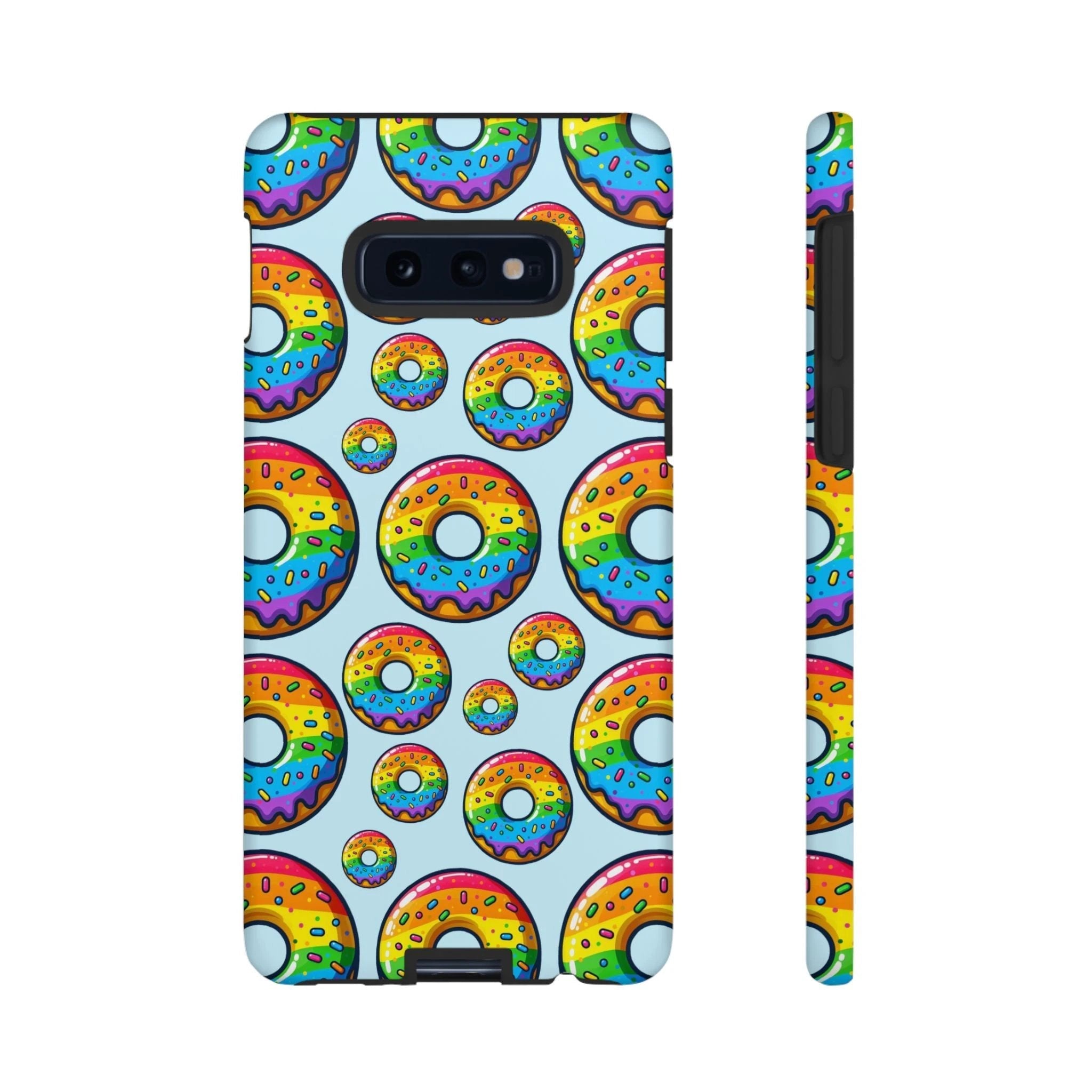 Bespattered Facade Rainbow Sprinkle Donut Tough Case by Bespattered Facade