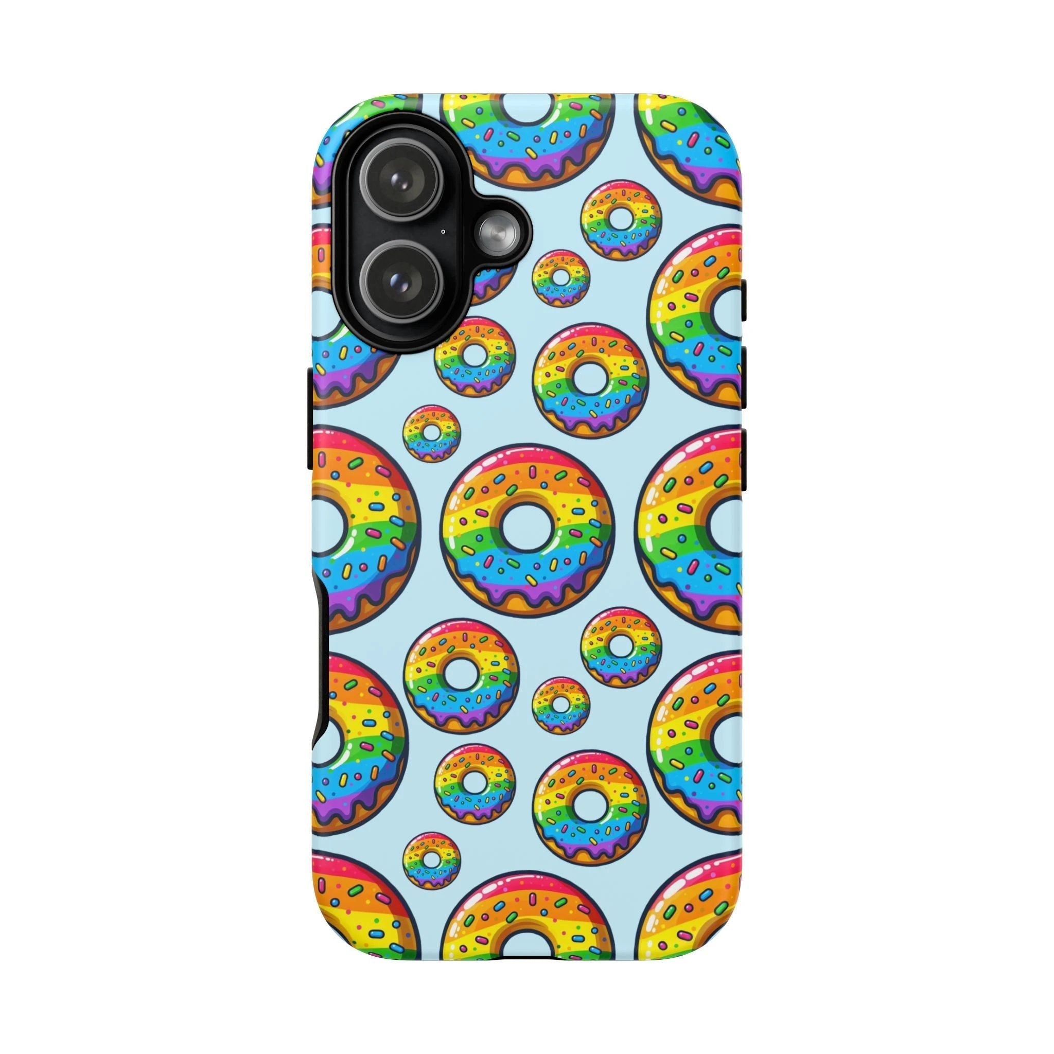 Bespattered Facade Rainbow Sprinkle Donut Tough Case by Bespattered Facade