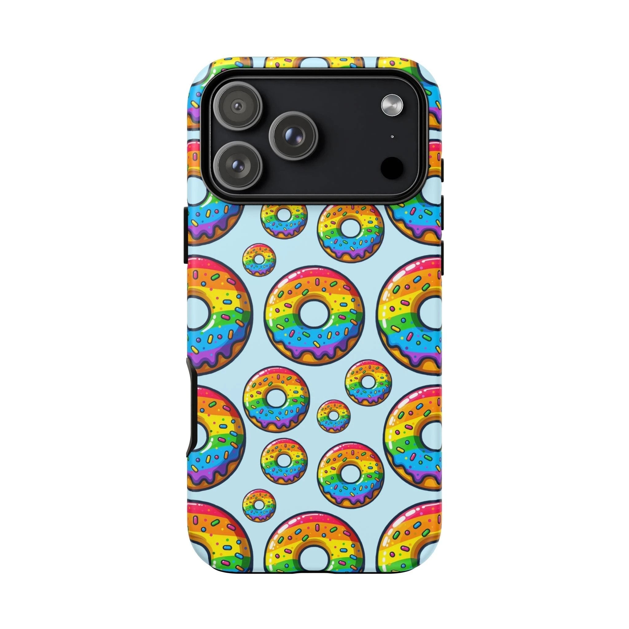 Bespattered Facade Rainbow Sprinkle Donut Tough Case by Bespattered Facade