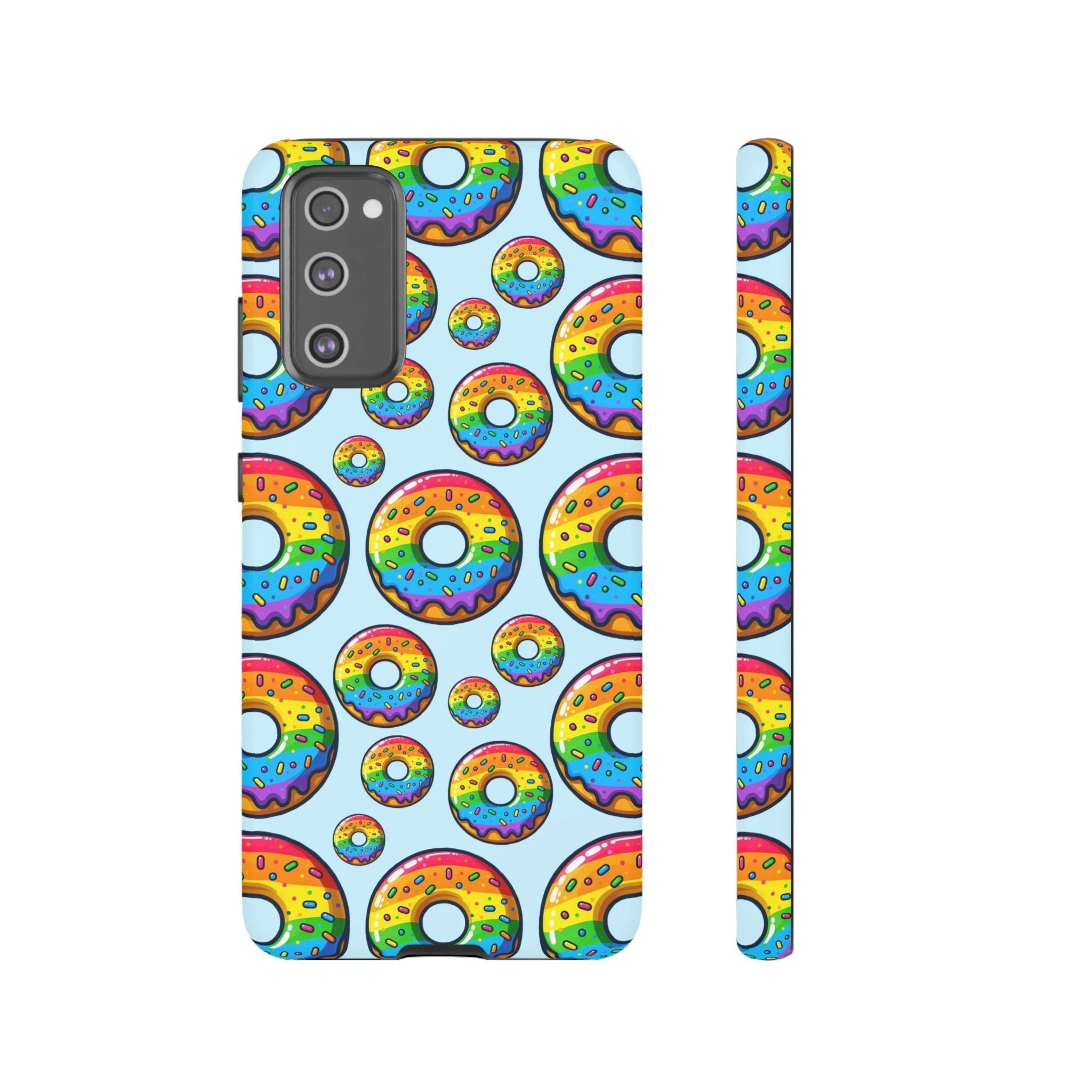 Bespattered Facade Rainbow Sprinkle Donut Tough Case by Bespattered Facade