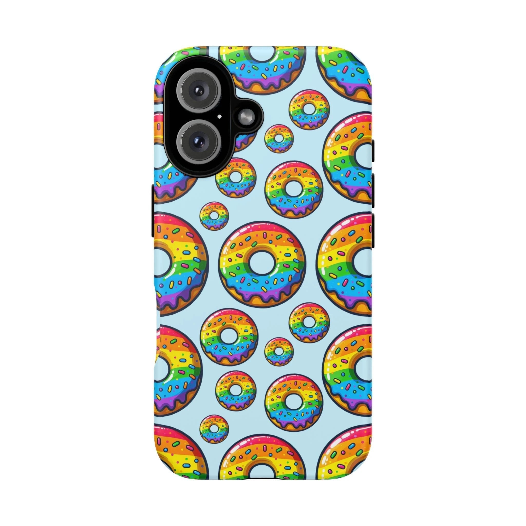 Bespattered Facade Rainbow Sprinkle Donut Tough Case by Bespattered Facade