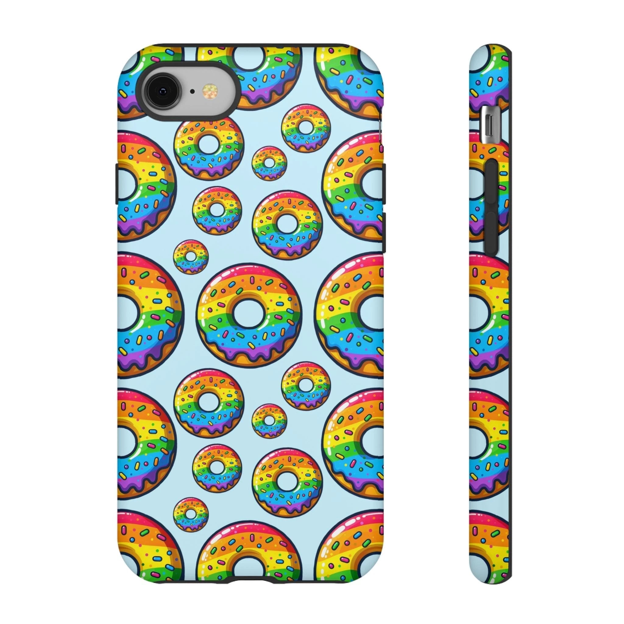 Bespattered Facade Rainbow Sprinkle Donut Tough Case by Bespattered Facade