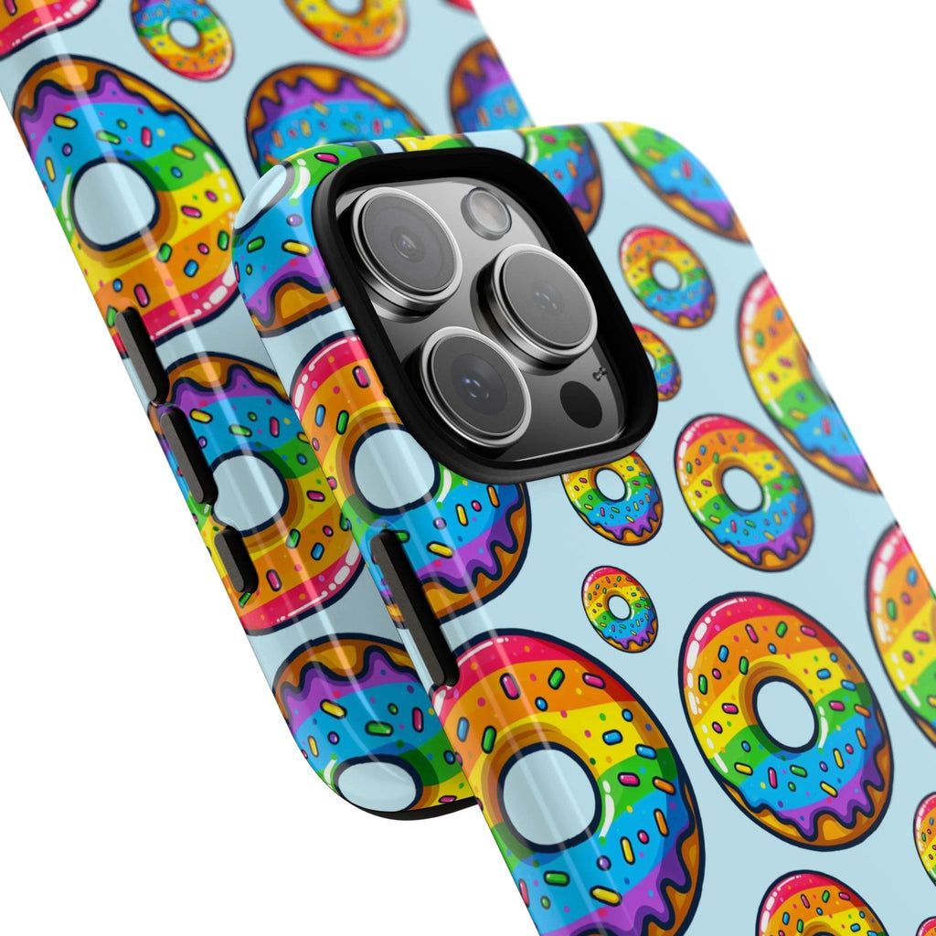 Bespattered Facade Rainbow Sprinkle Donut Tough Case by Bespattered Facade