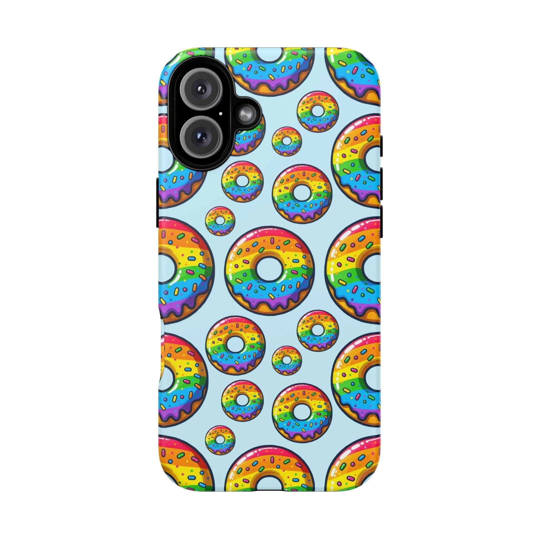 Bespattered Facade Rainbow Sprinkle Donut Tough Case by Bespattered Facade