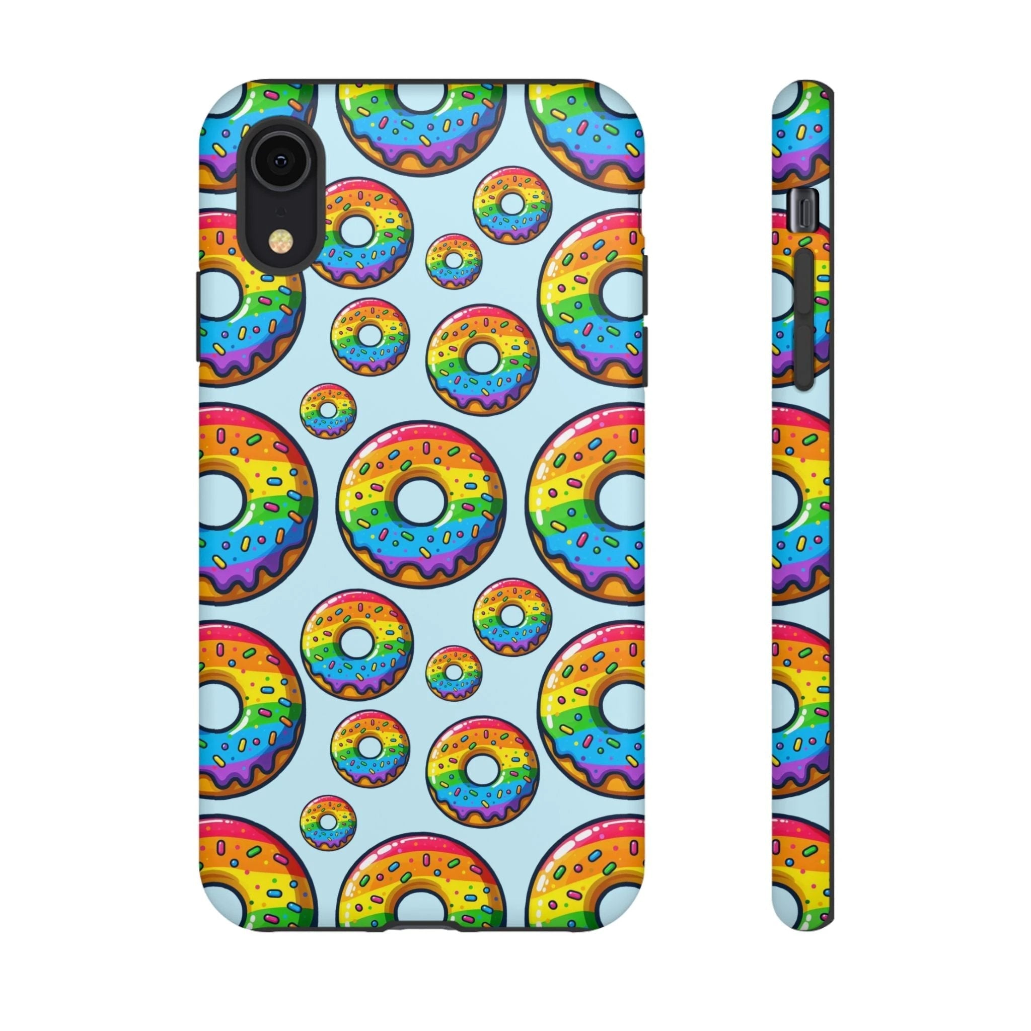 Bespattered Facade Rainbow Sprinkle Donut Tough Case by Bespattered Facade