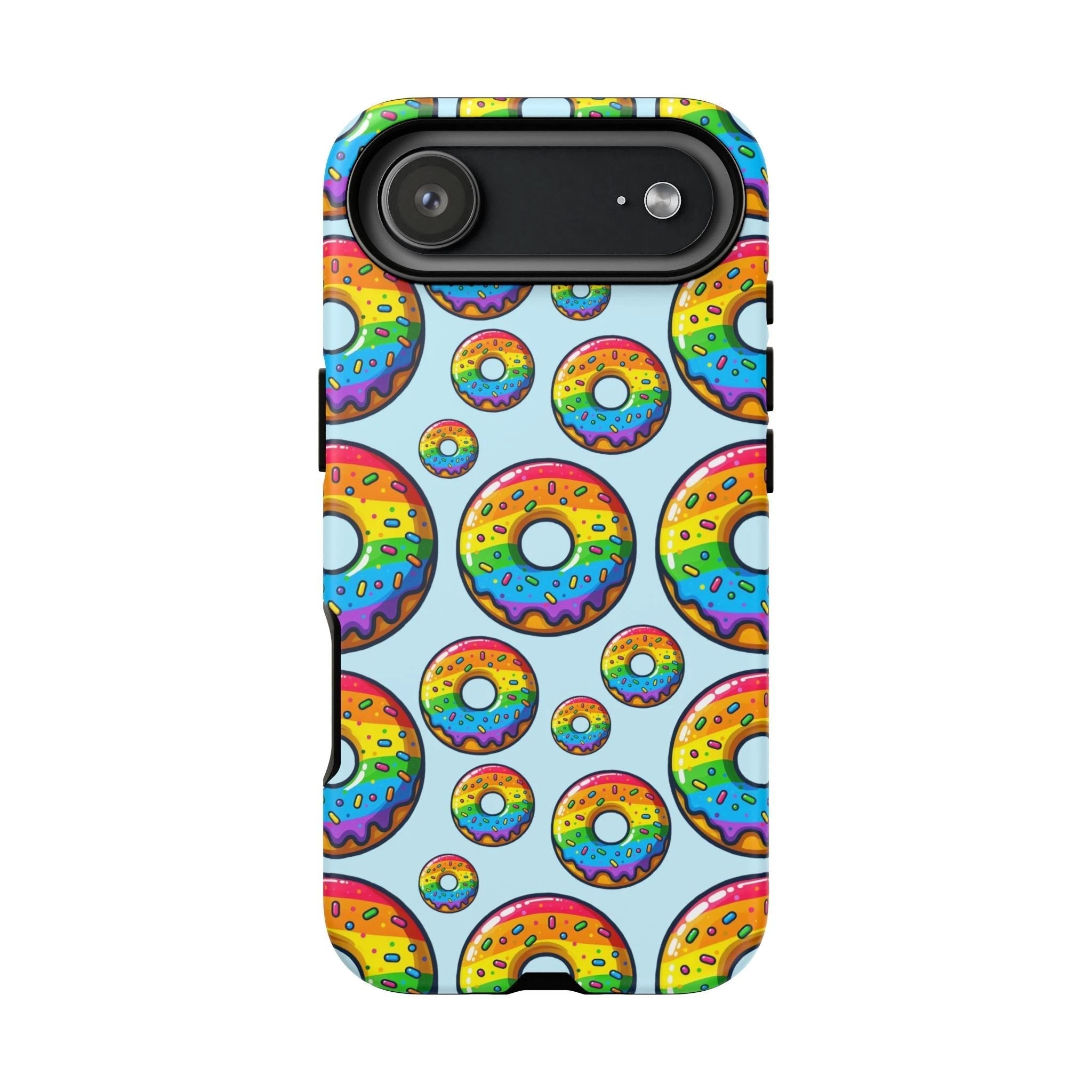 Bespattered Facade Rainbow Sprinkle Donut Tough Case by Bespattered Facade
