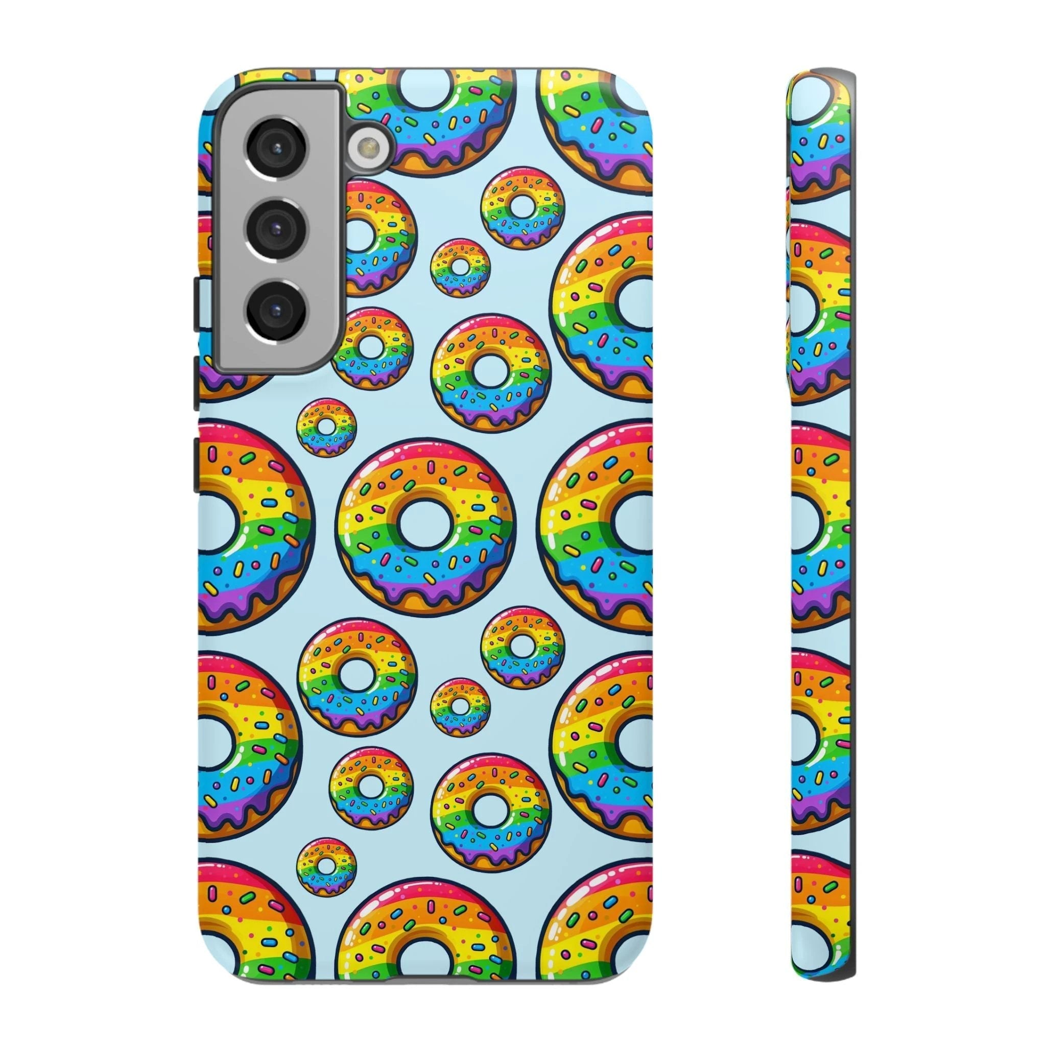 Bespattered Facade Rainbow Sprinkle Donut Tough Case by Bespattered Facade