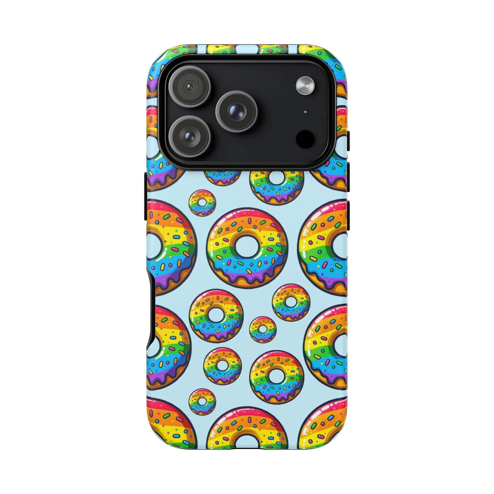 Bespattered Facade Rainbow Sprinkle Donut Tough Case by Bespattered Facade