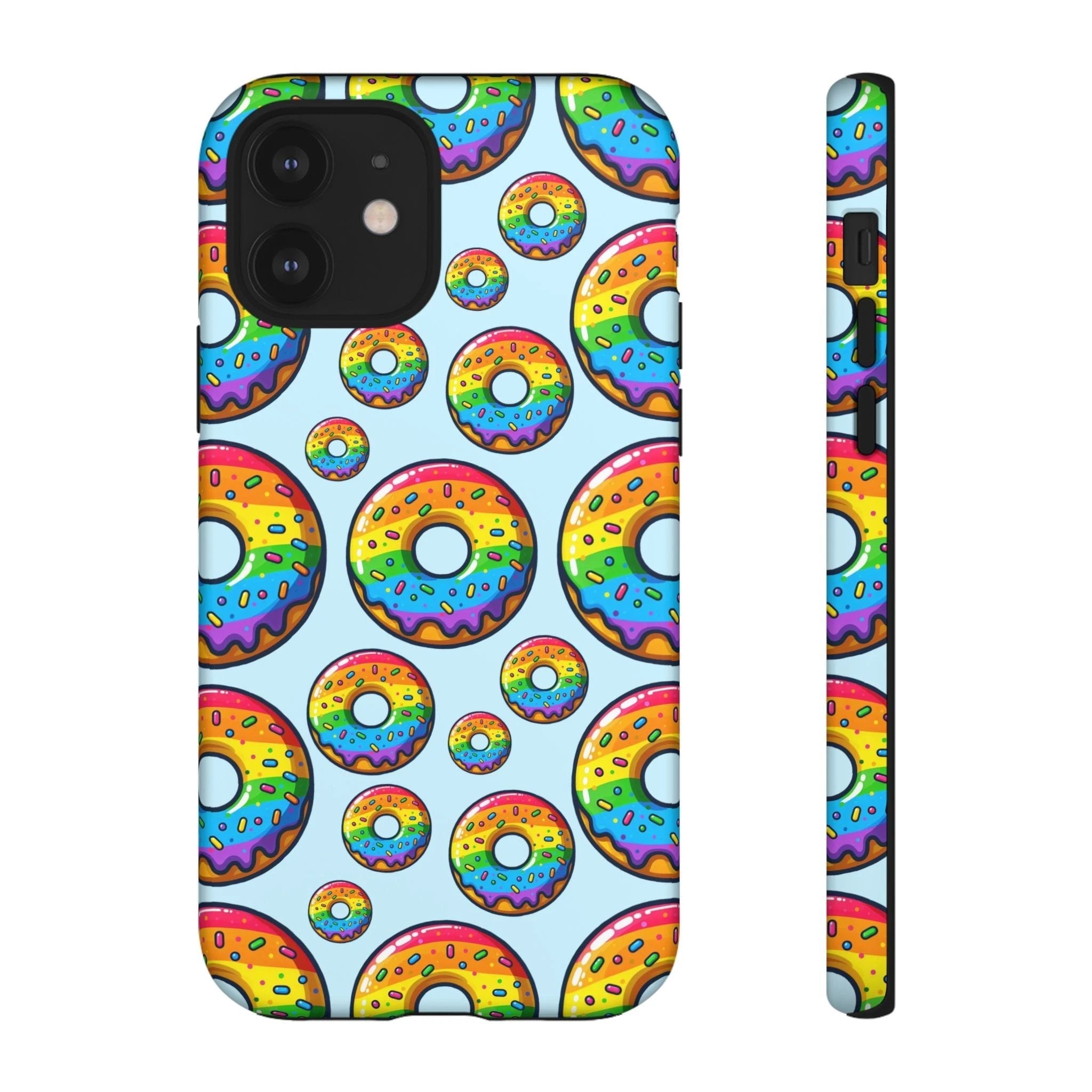 Bespattered Facade Rainbow Sprinkle Donut Tough Case by Bespattered Facade